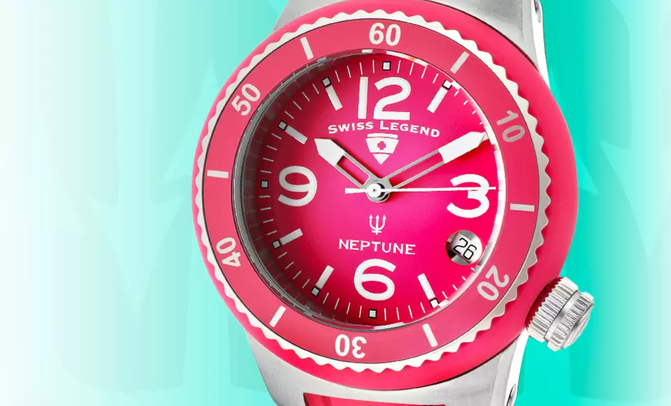 $59.99 for a Swiss Legend Women's Neptune Watch ($395 List Price). Multiple Colors Available. Free Shipping and Returns. - Primary Image