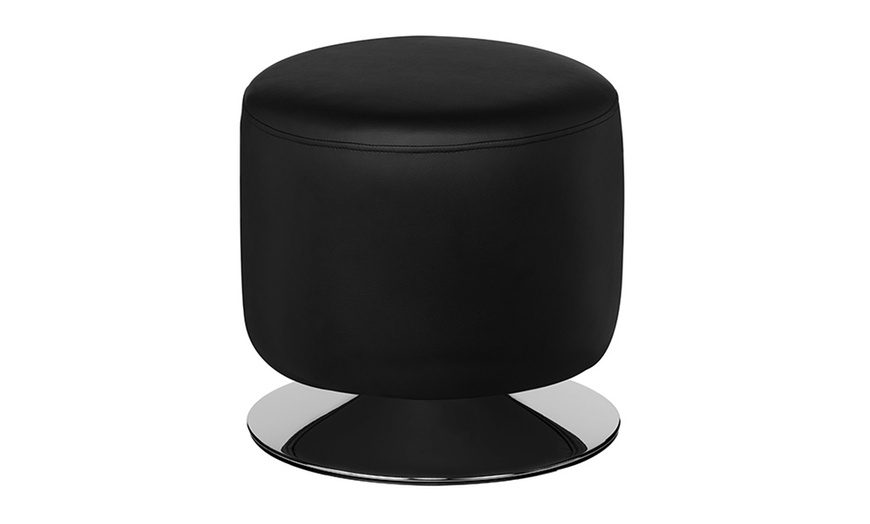 Image 2: Cylinder Padded Stool