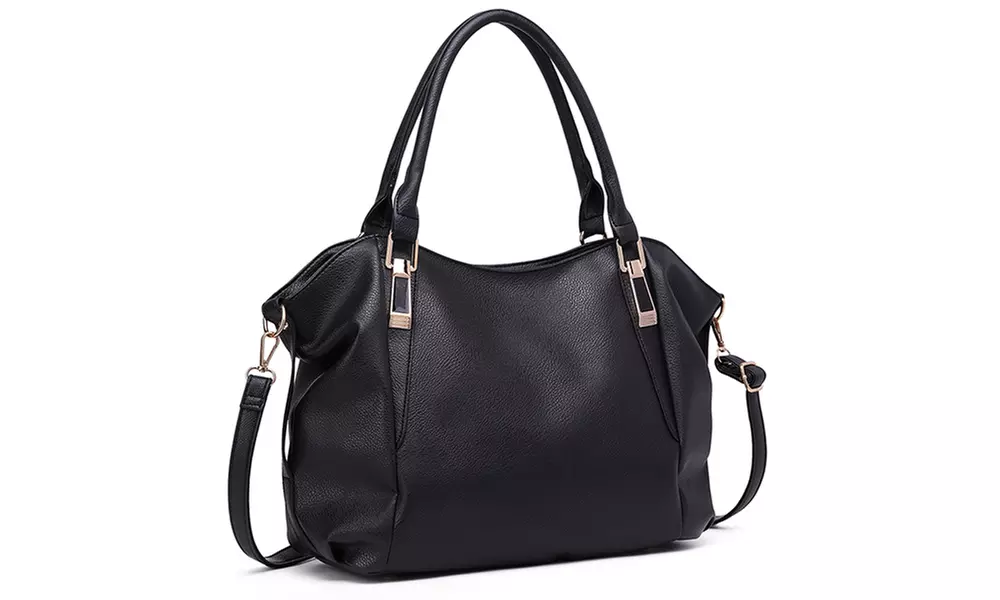 PU Leather Hobo Shoulder Bag Tote Bag