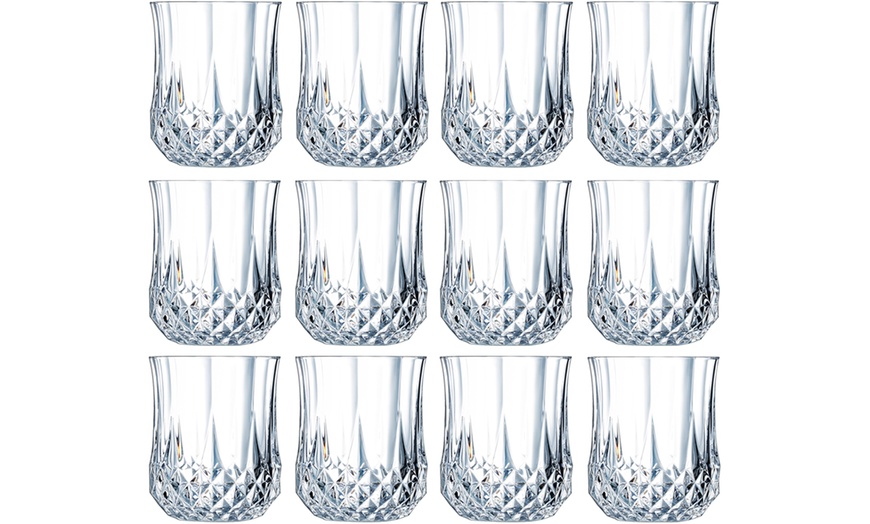 Image 9: 6 or 12 Crystal Tumbler Glasses