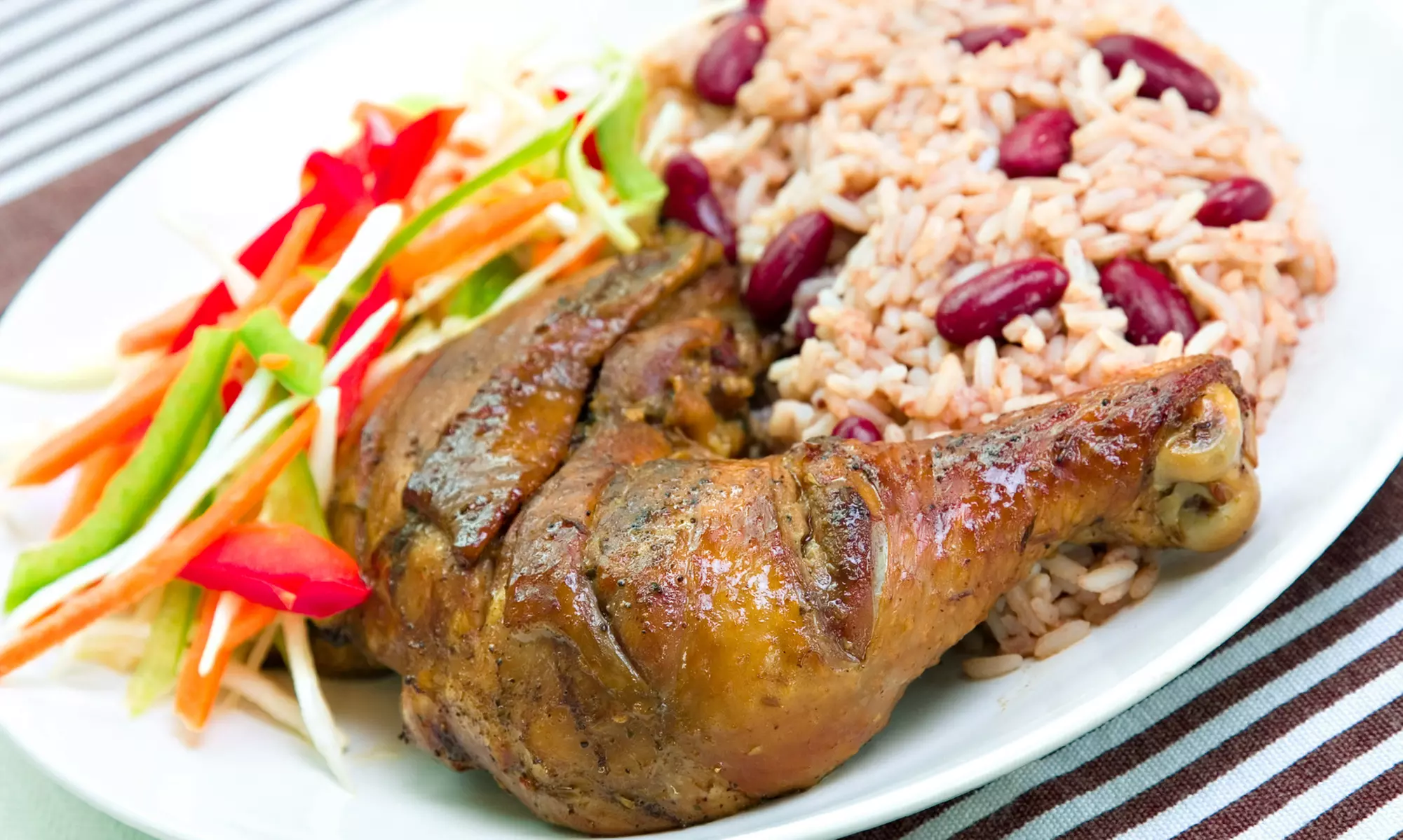 Jamaican and American Food for Dine-In or Takeout at Jamerican Jerk Center(40% Off). Two Options Available. - Primary Image