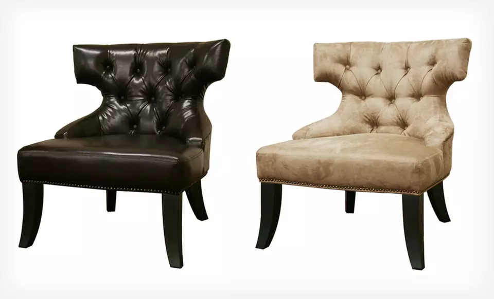Baxton Studio Club Chairs (Up to 57% Off). 4 Styles Available. - Second Medium