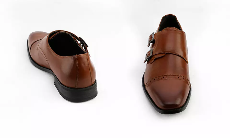 Xray Kimbel Men's Double Monk Strap Derby Shoes - Second Medium