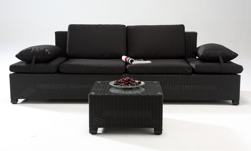 Image 7: Set de muebles de jardín de resina con sofá modular de Côté Lounge