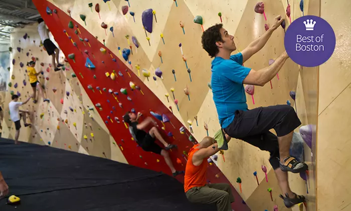Rock-Climbing Packages  at Brooklyn Boulders (Up to 80% Off). Four Options Available.  - Primary Image