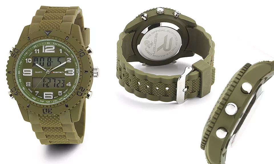 Regimen Men's Analog/Digital Chronograph Watch - Second Medium