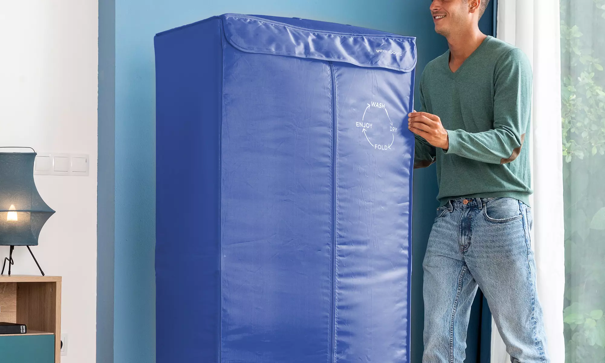 Séchoir électrique portable "Dupledry" InnovaGoods 1200 W