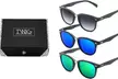 Pack de trois lunettes de soleil de la marque Twig Concept Milano - Second Medium