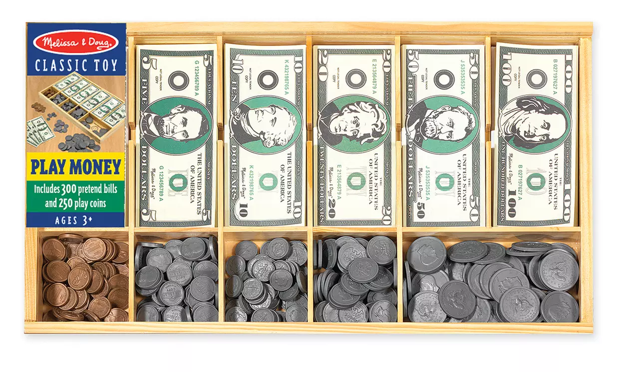 Melissa & Doug Play Money Set - Second Medium