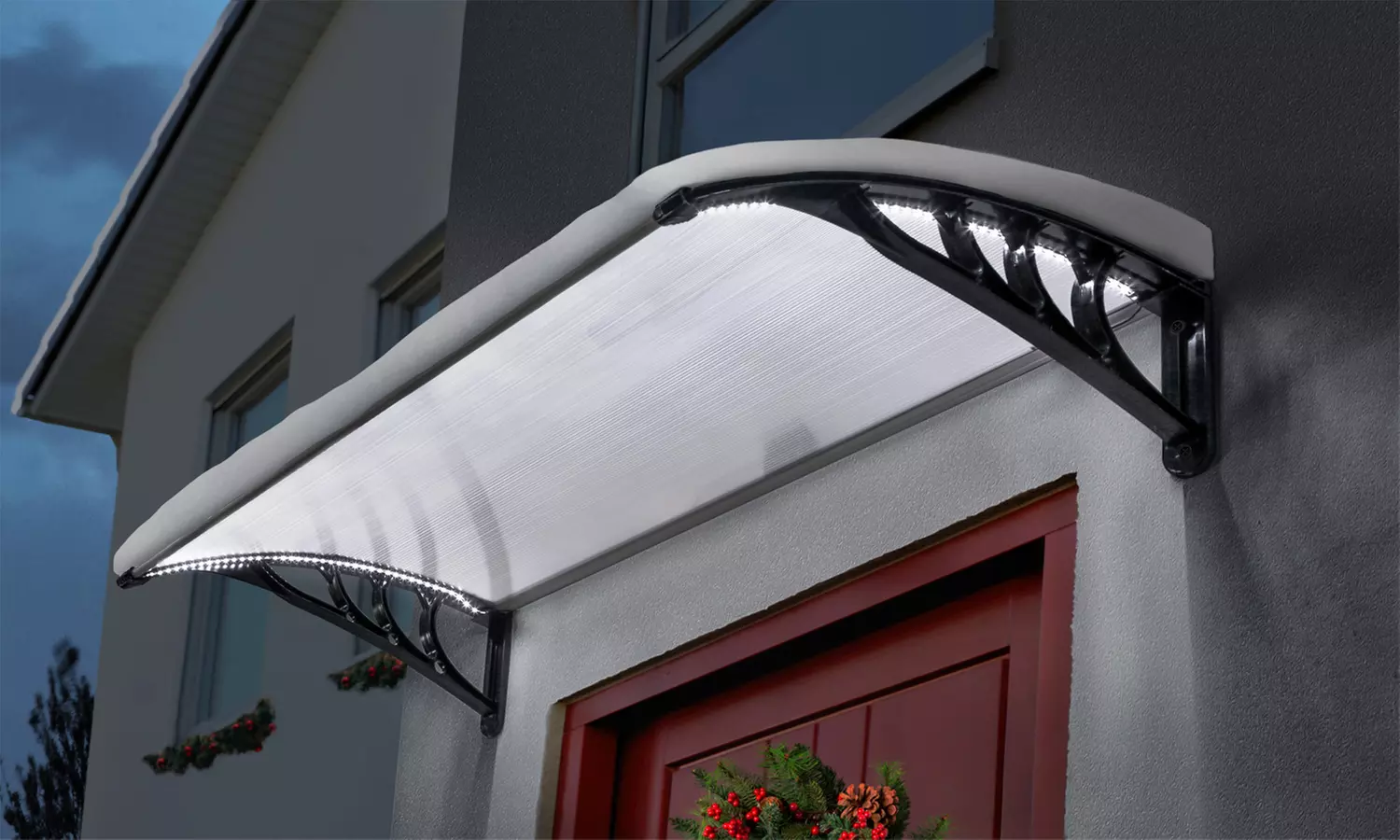 Auvent marquise avec lumière LED intégrée - Primary Image