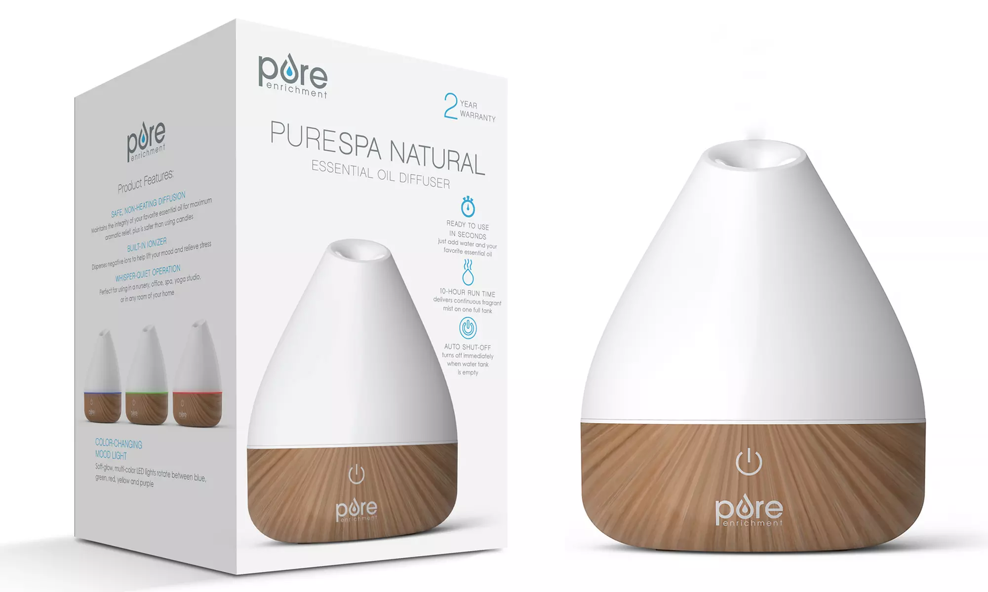 PureSpa Natural Essential Oil Diffuser - Second Medium