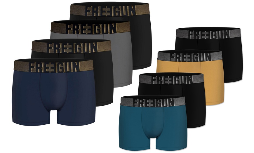 Image 1: Lot de 3 ou 4 boxers Freegun "Rainbow" ou "Signature"