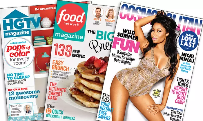 Year Subscription to Cosmo, Oprah, Food Network, HGTV, or Dr. Oz Magazine from Hearst Magazines (Up to 56% Off) - Primary Image