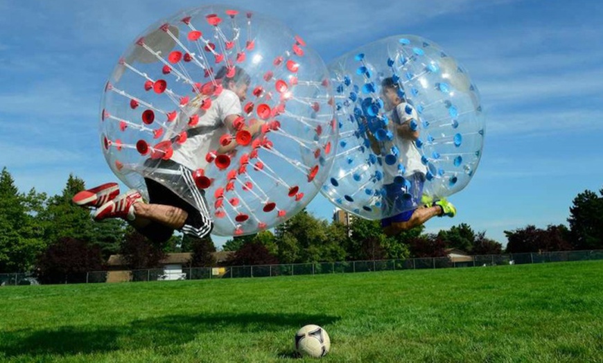 Image 8: Group Bubble Soccer, 3 Cities