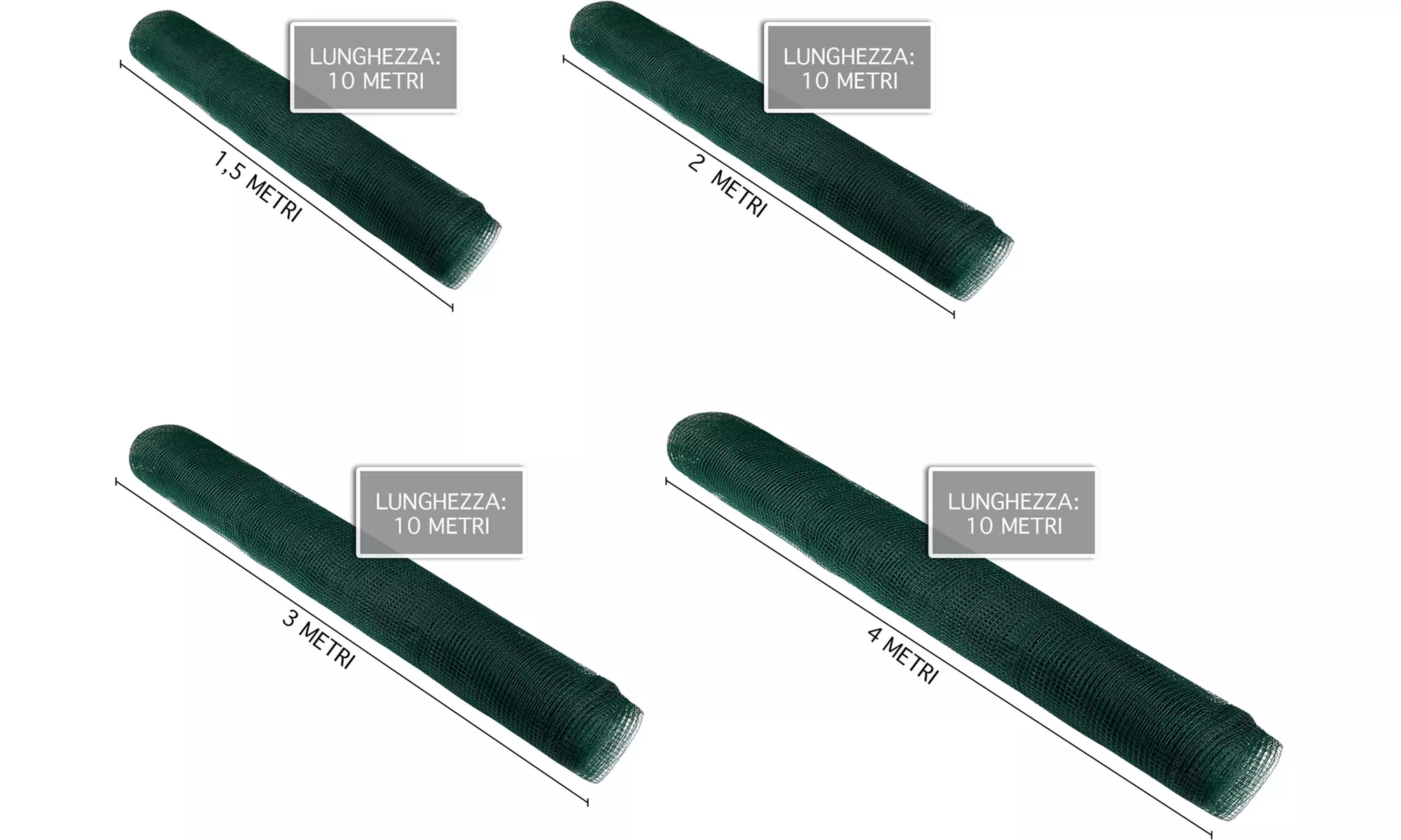 Rete antigrandine a doppia trama