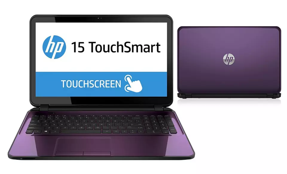 HP 15.6" Touchscreen Laptop with 1.7GHz Intel Core i3 CPU, 6GB RAM, and 500GB Hard Drive (Manufacturer Refurbished) - Primary Image