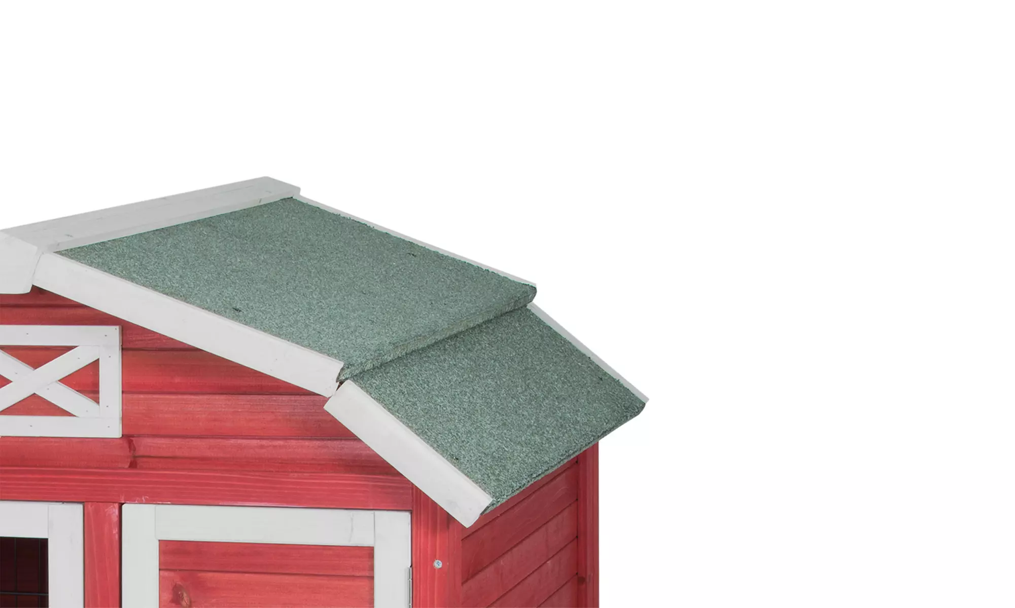 Red Barn Rabbit Hutch - Second Medium