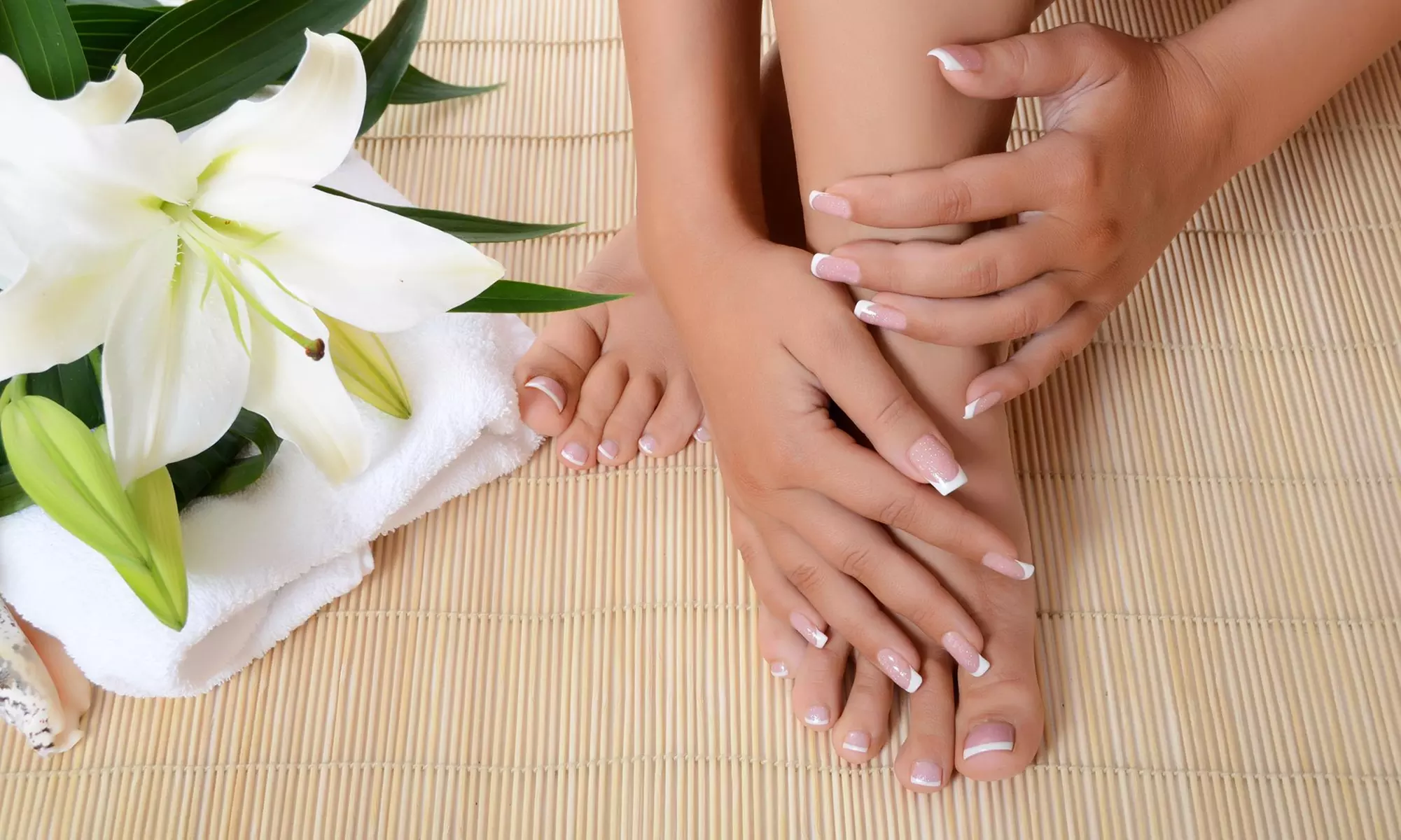 A Spa Manicure and Pedicure from Forever Beautiful Mobile Spa (40% Off) - Primary Image