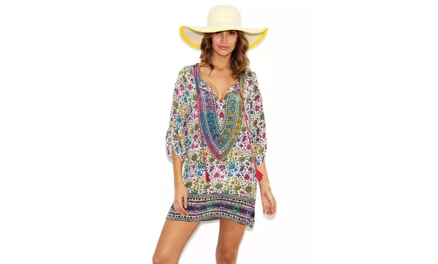 Image 2: Bohemian Kaftan Dress