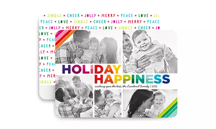 40 5x7 Square Trim, Signature Cardstock Flat Cards from Shutterfly (50% off) - Second Medium