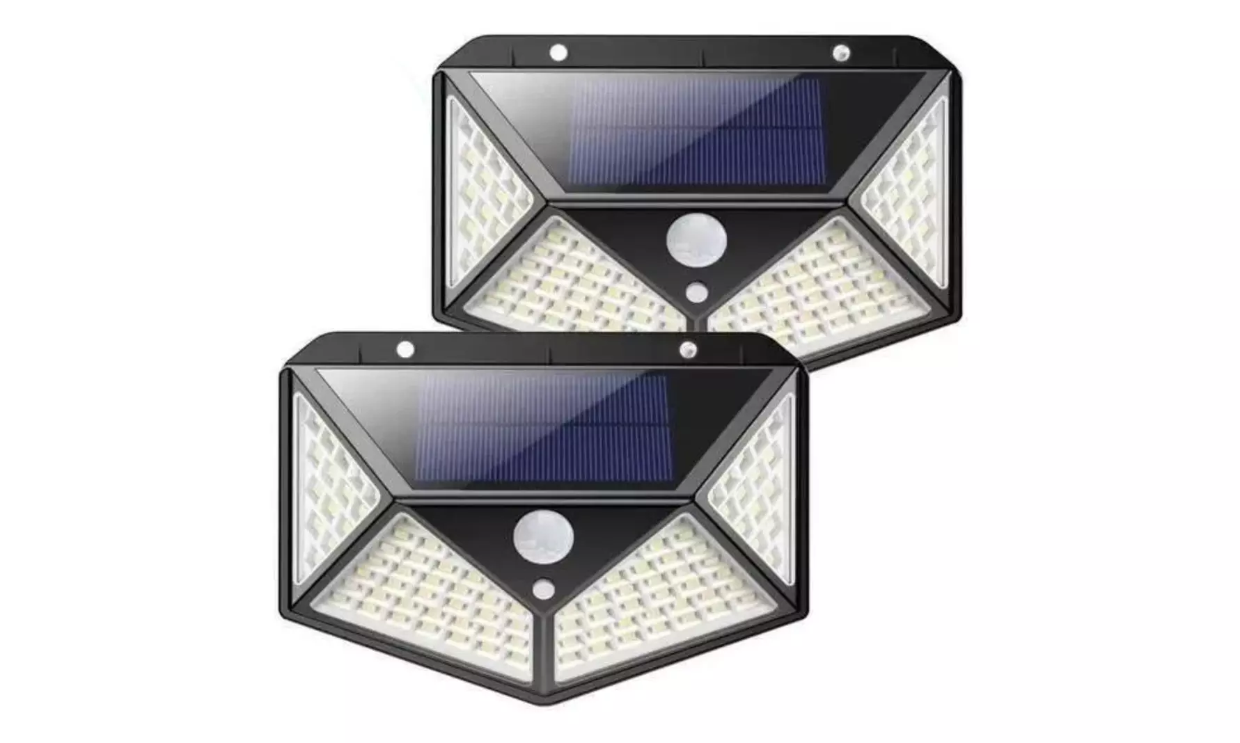 1x, 2x oder 4x Outdoor-LED-Solarlampe mit Bewegungssensor