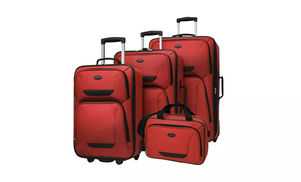 Traveler's Choice 4-Piece St. Michelle Luggage Sets﻿. Multiple Colors﻿ Available. Free Returns.   - Second Medium