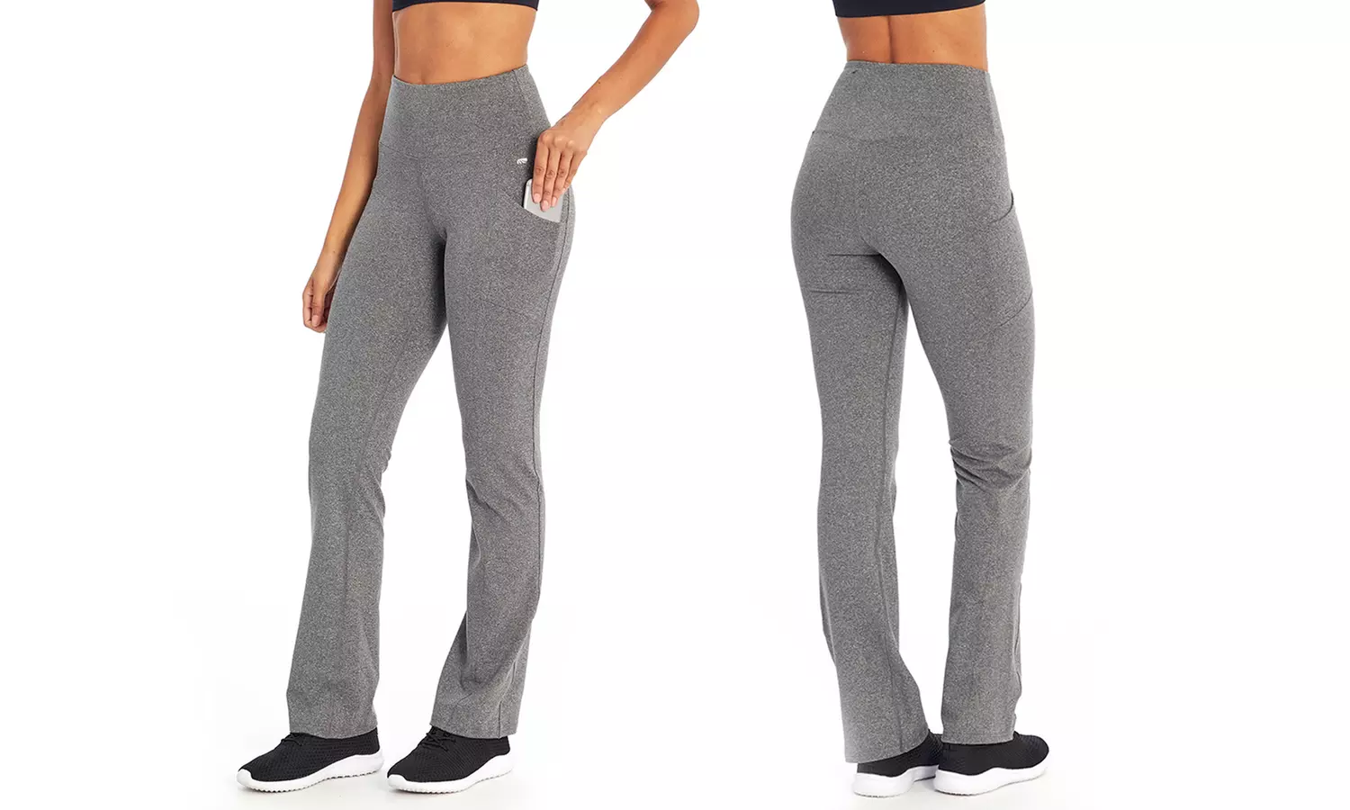 Marika Women's Pocket Yoga Pants in Lengths. (Size Short 1X, 2X, 3X) - Primary Image