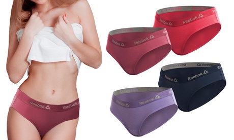 Lot de 6 boxers en coton pour femmes de la marque Reebok