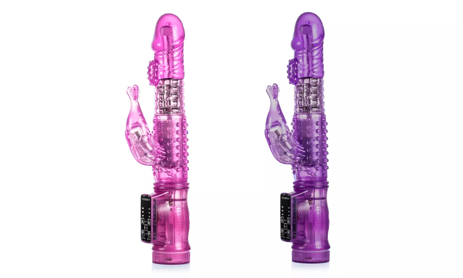 Vibrateur Sirène 2 en 1 à billes rotatives avec spray nettoyant désinfectant en option - Primary Image