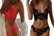 1 ou 2 ensembles soutien-gorge et tanga en dentelle, pour femme - Second Medium