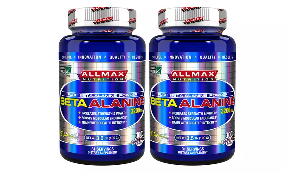 Buy 1 Get 1 Free: ALLMAX Pure Beta-Alanine Muscle-Building Powder (62 Servings) - Second Medium
