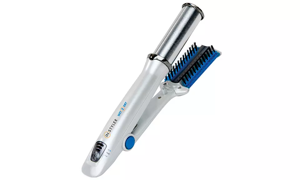 InStyler Wet to Dry Rotating Hair Dryer and Styling Iron with Curved 1.25" Tourmaline Ceramic Floating Plate - Primary Image