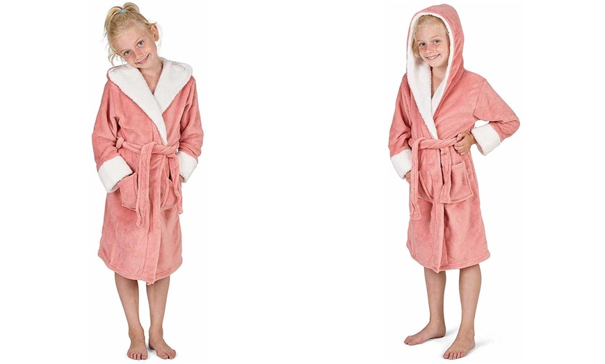 Image 5: Kids' Hooded Dressing Gown