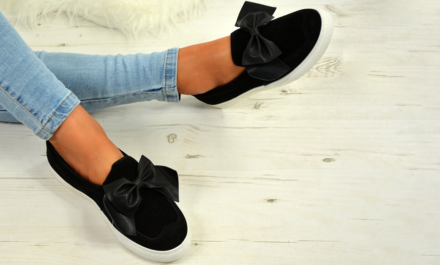 Image 4: Women's Bow Sneakers