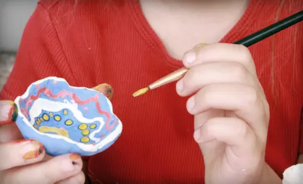 Paint Your Own Pottery Session with Studio Fees Included for Two or Four at Color Me Mine (Up to 52% Off) - Primary Image