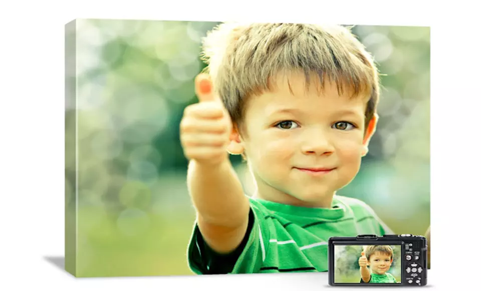 Custom Photo on Canvas from CafePress - Second Medium