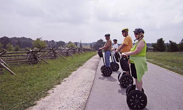 90 Minute Escorted Segway Ride Through Gettysburg for One or Two from SegTours (Up to 46% Off)  - Primary Image