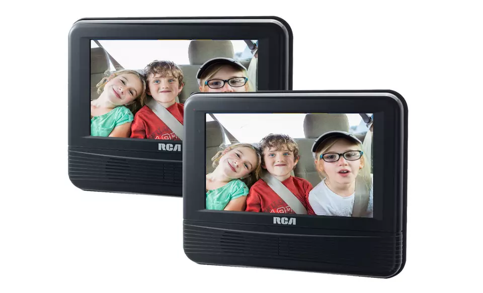 RCA 7" Portable Dual-Screen DVD System - Primary Image