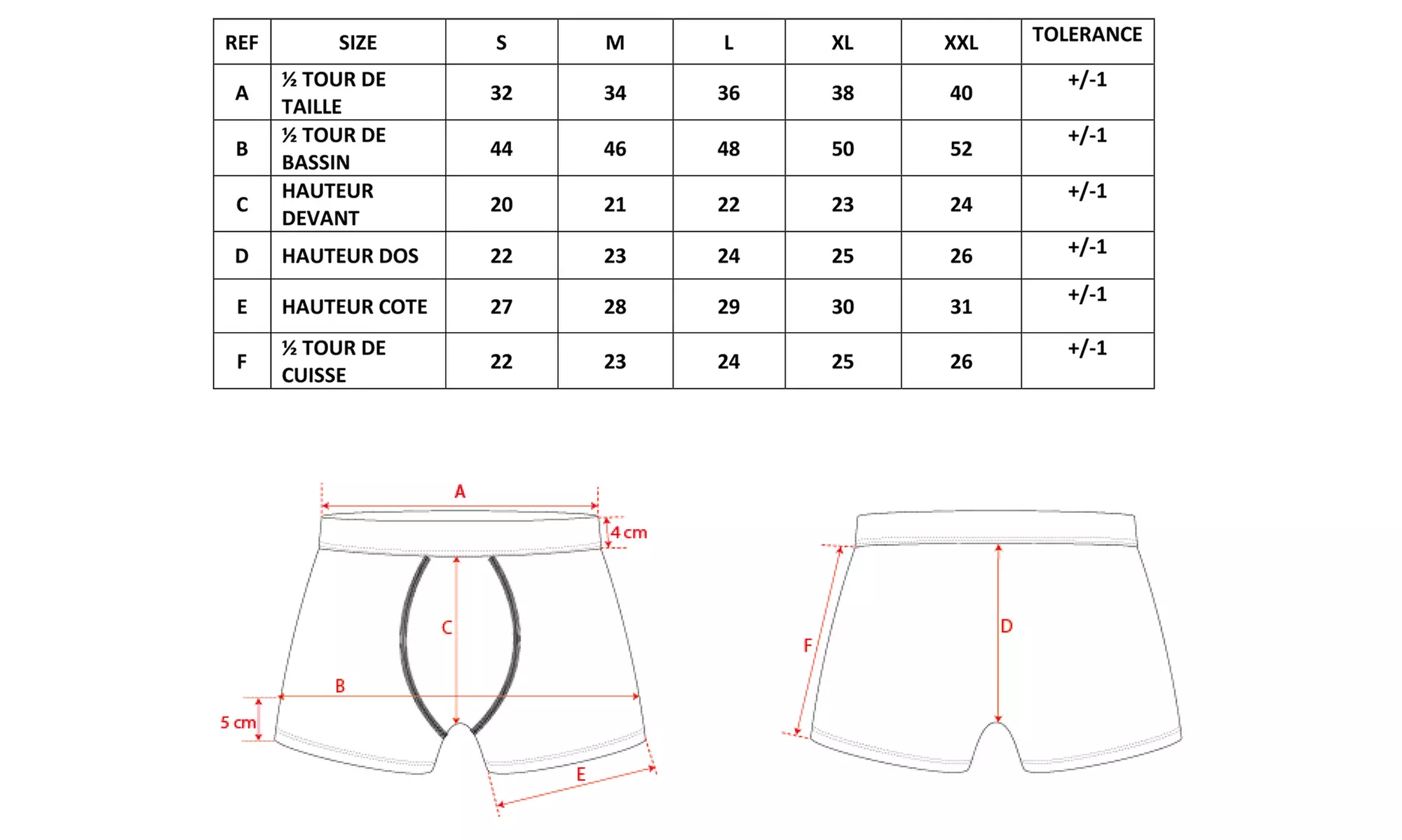 Lot de 5 boxers Freegun imprimé drapeau