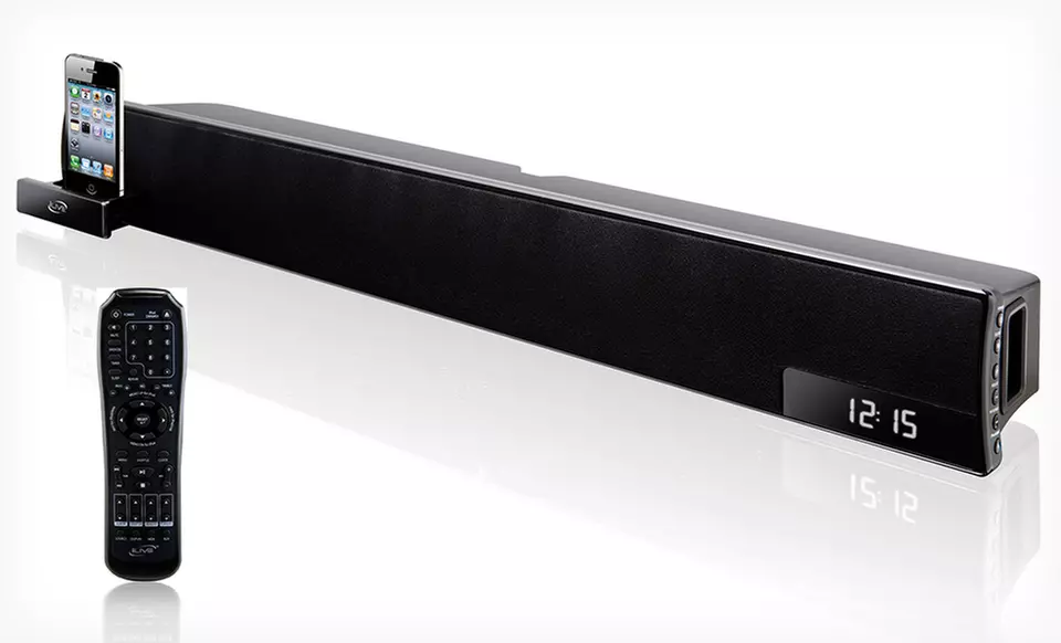 iLive 32" 2.1 Sound Bar with iPod/iPhone Dock and Optional Bluetooth Converter (Up to 53% Off). Free Shipping & Returns. - Primary Image