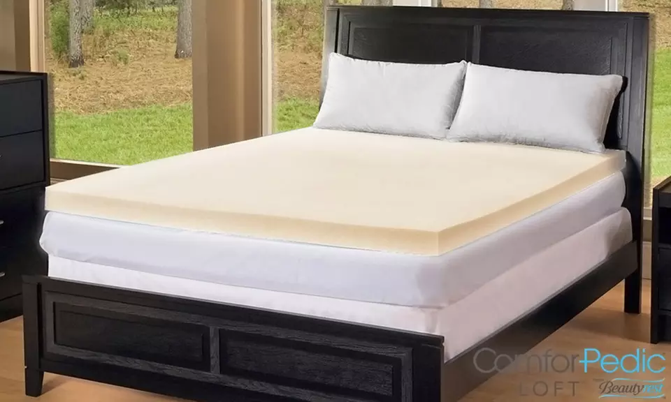 ComforPedic Loft from Beautyrest 1" or 3" Memory Foam Mattress Toppers - Second Medium