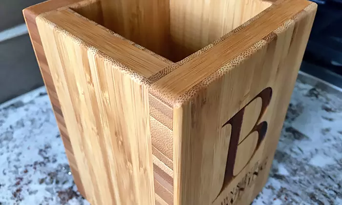 One or Two Personalized Kitchen Utensil Holders from Qualtry (Up to 68% Off) - Second Medium