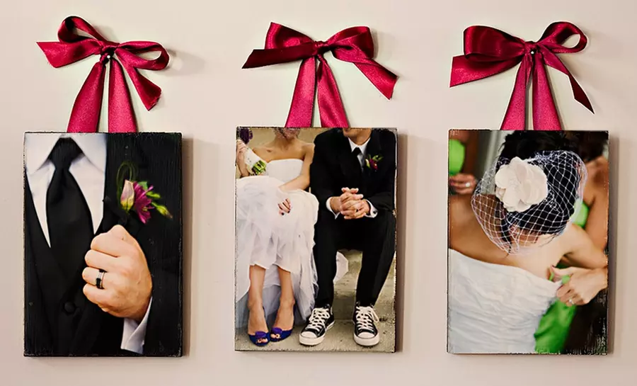 Set of 3 Custom Wood Photo Boards from PhotoBarn.com. Multiple Sizes Available. Free Shipping. - Primary Image