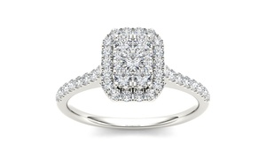 Diamond Ring in 10K White Gold