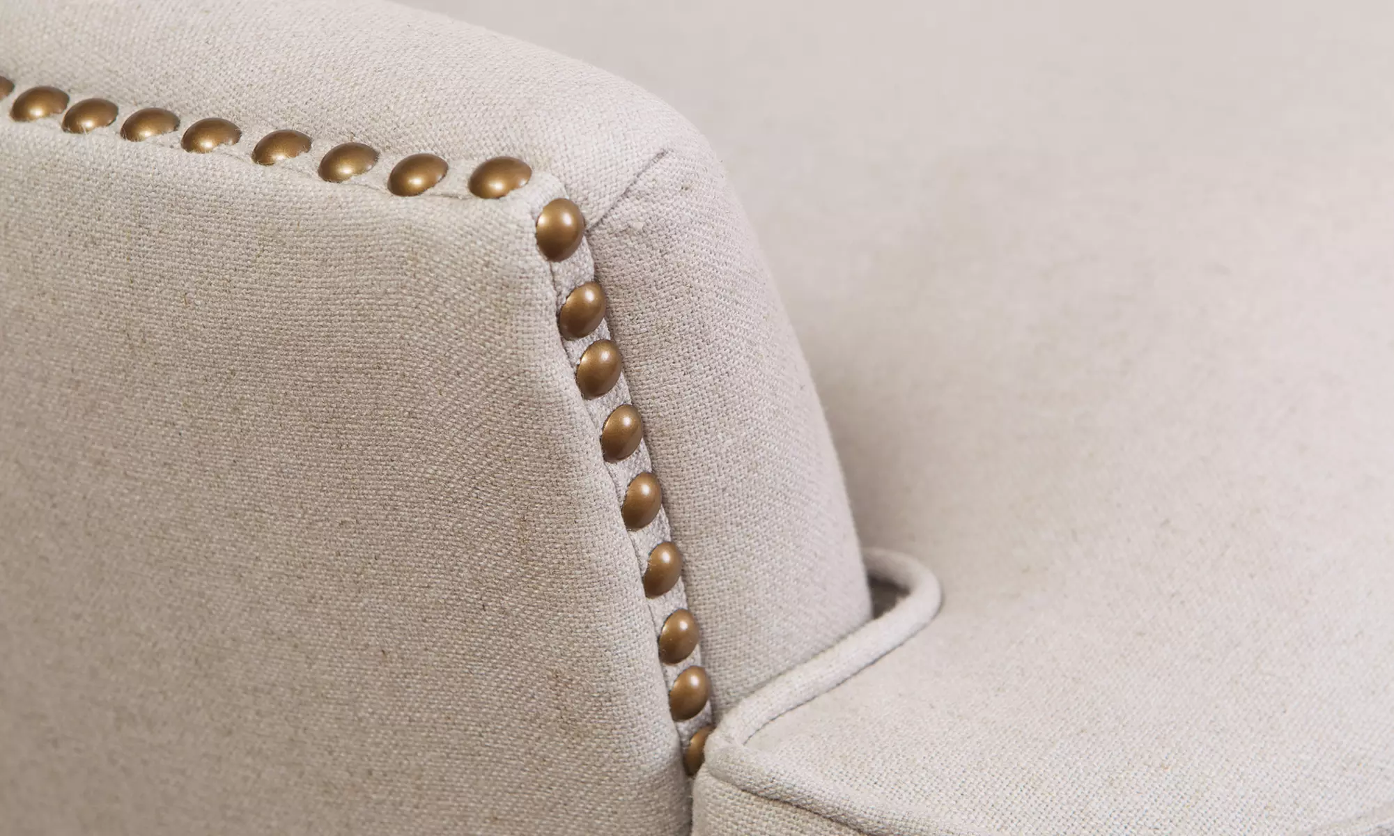 Alfred Tufted Linen Club Chair - Second Medium