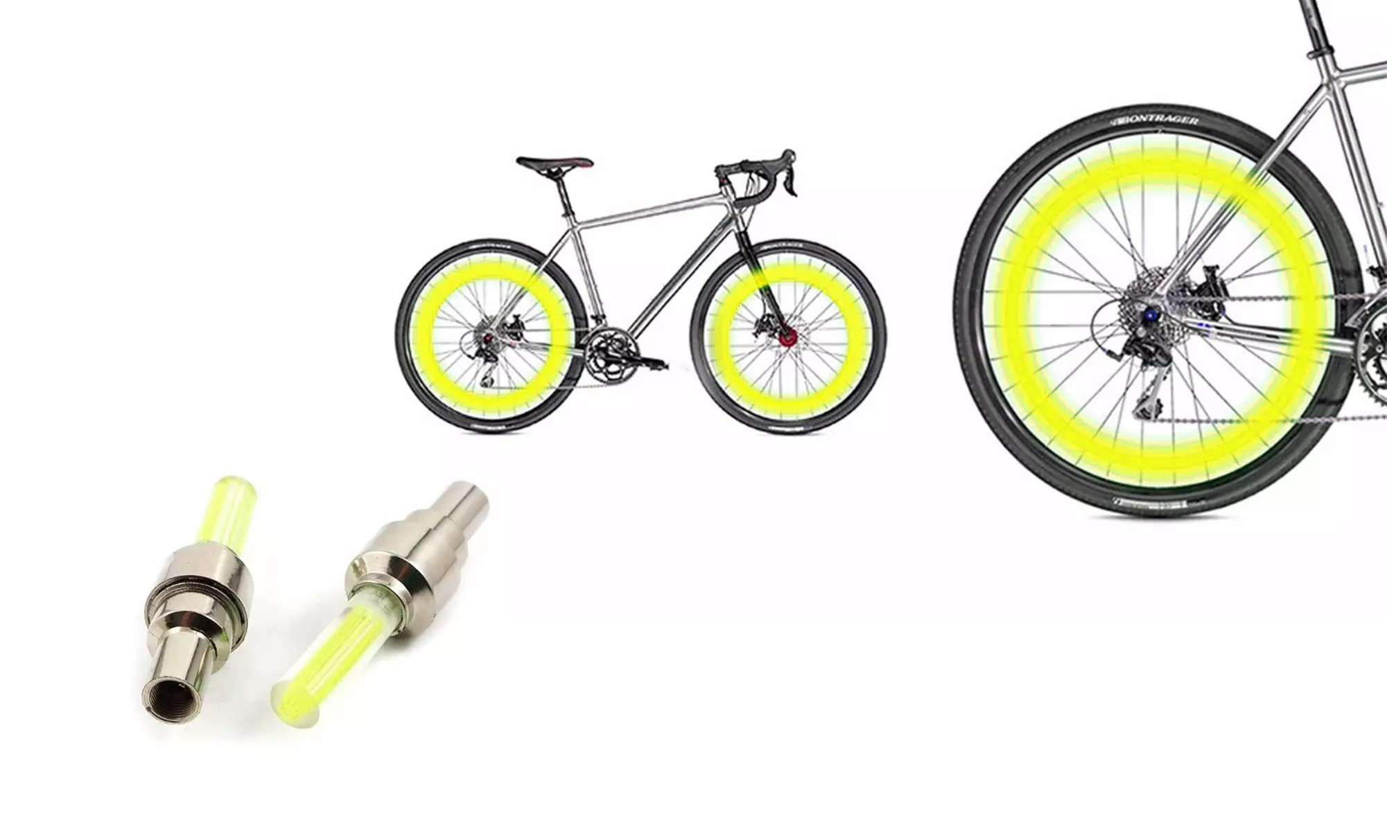 Green and Yellow Bike Lights from $8.99-$12.99 - Second Medium