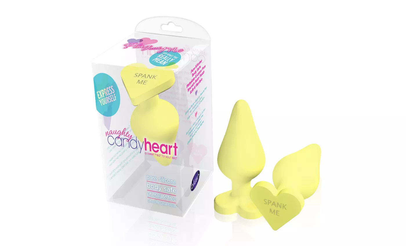 Naughty Candy Heart Plugs - Second Medium