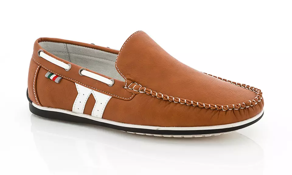Franco Vanucci Men's Boat Shoes - Second Medium