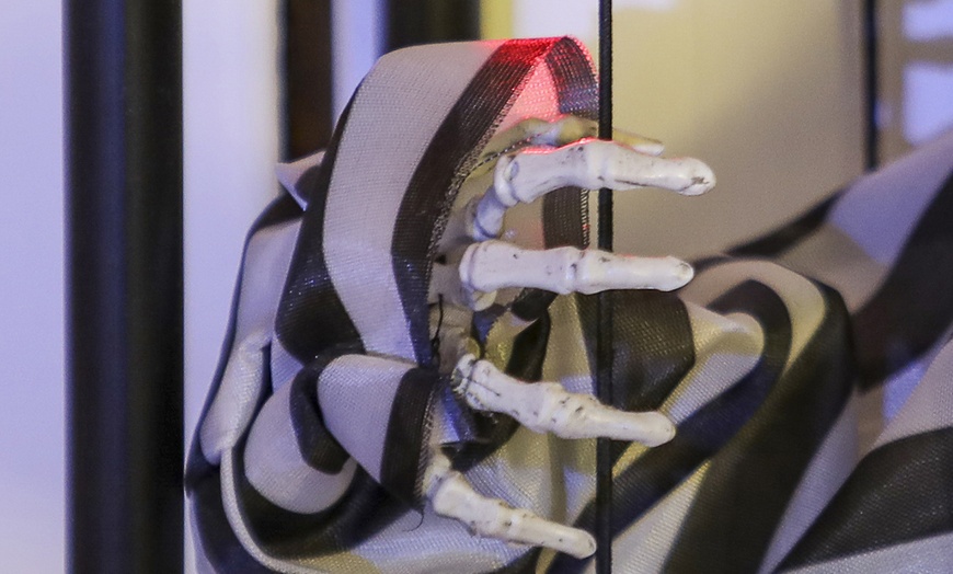 Image 8: Outsunny Voice-Activated Halloween Animatronics