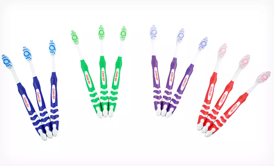 $9.99 for a 12-Pack of Close-Up Right Angle Soft or Medium Toothbrushes ($23.99 List Price) - Second Medium